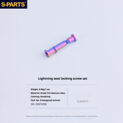 Specialized SL6 / SL7 / SL8 / SL9 / Venge Titanium Seatpost Clamp Screws Seat Cushion Locking Screw Set Candy