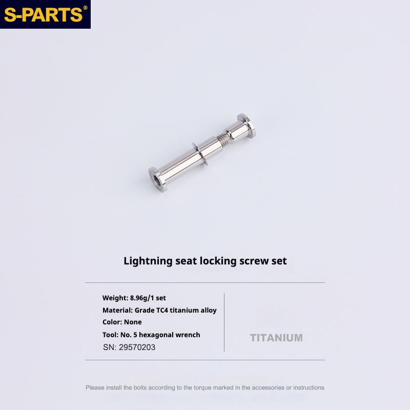 Specialized SL6 / SL7 / SL8 / SL9 / Venge Titanium Seatpost Clamp Screws Seat Cushion Locking Screw Set