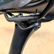 Specialized Tarmac SL8 / SL9 / Seka Spear Saddle Clamp Kit — Titanium / Aluminum — 15–21g