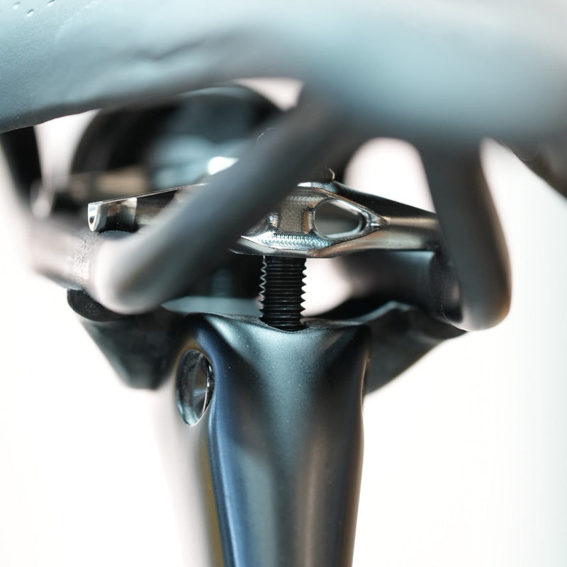 Specialized Tarmac SL8 / SL9 / Seka Spear Saddle Clamp Kit — Titanium / Aluminum — 15–21g