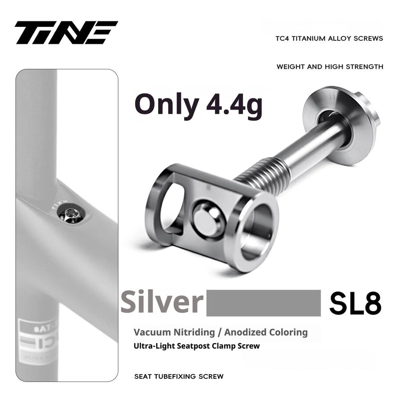 S-PARTS Specialized Tarmac SL9 Titanium Bolt Kit | Full Bike Ti Screw Upgrade Set for S-Works SL9 Road Frame - Detail 9