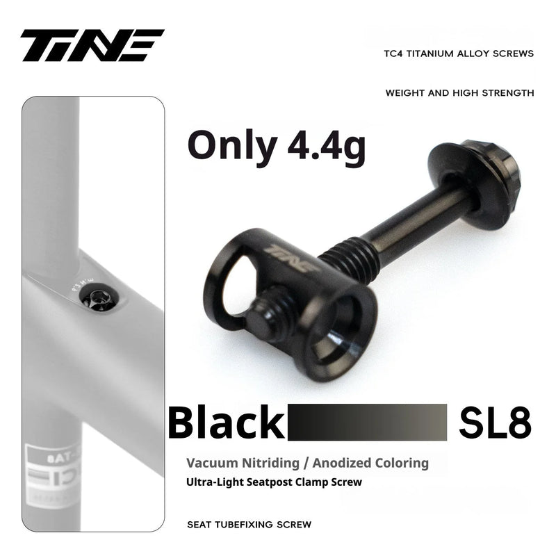 S-PARTS Specialized Tarmac SL9 Titanium Bolt Kit | Full Bike Ti Screw Upgrade Set for S-Works SL9 Road Frame - Detail 10