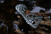 SPIREX CNC Oversized Pulley Wheel System for SRAM AXS — Lightweight 14T + 17T Titanium Bearings