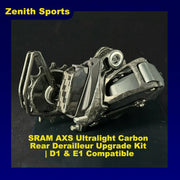 SRAM AXS Ultralight Carbon Rear Derailleur Upgrade Kit | D1 / E1 Compatible | Up to 100g Saved