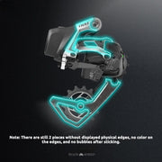 SRAM RED AXS 2024 Protection Film Kit — Road Bike Crankset / Brake Caliper / Rear Derailleur TPU Guard