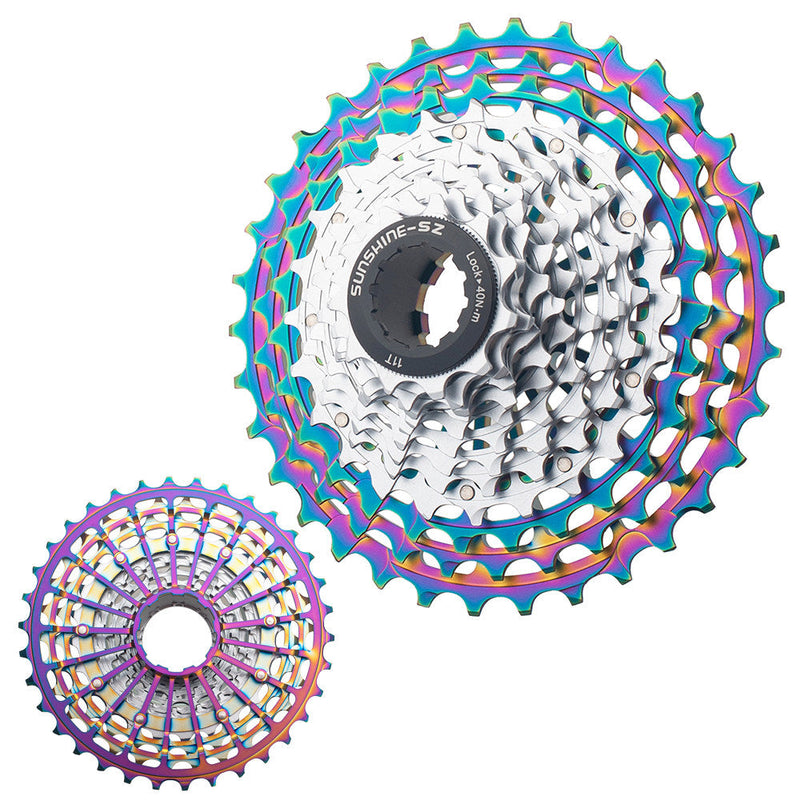 SUNSHINE Road Bike 11 / 12 Speed SLR Color Cassette 11-36T HG Freehub 7075 Alloy
