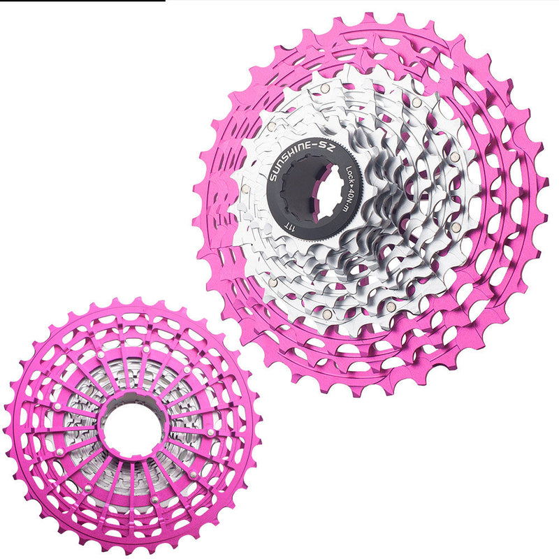 SUNSHINE Road Bike 11 / 12 Speed SLR Color Cassette 11-36T HG Freehub 7075 Alloy