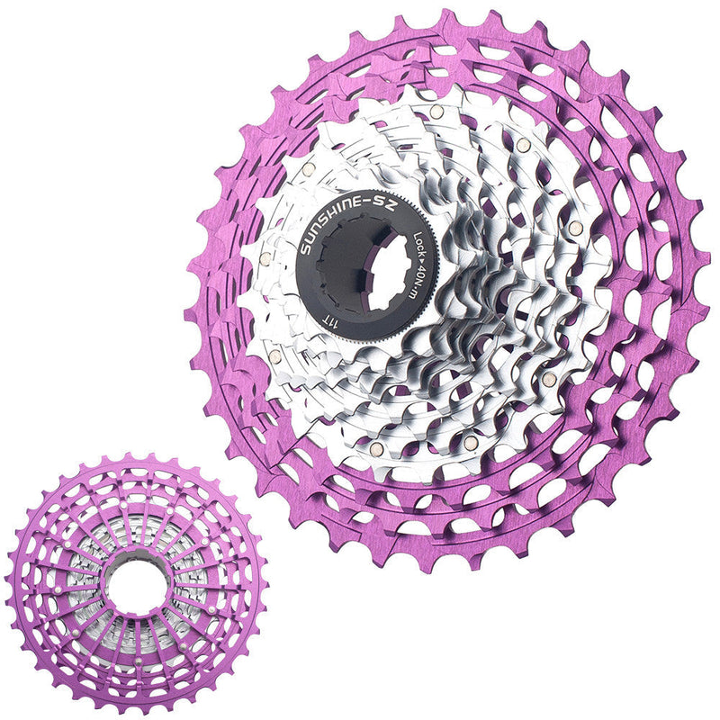 SUNSHINE Road Bike 11 / 12 Speed SLR Color Cassette 11-36T HG Freehub 7075 Alloy