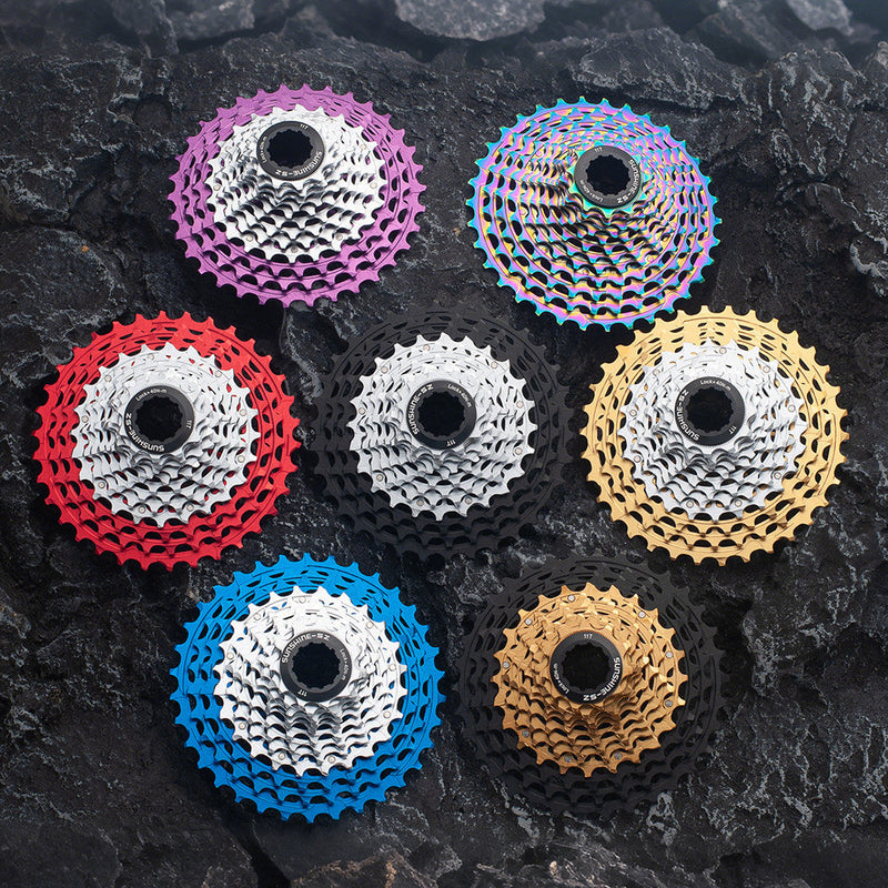 SUNSHINE Road Bike 11 / 12 Speed SLR Color Cassette 11-36T HG Freehub 7075 Alloy