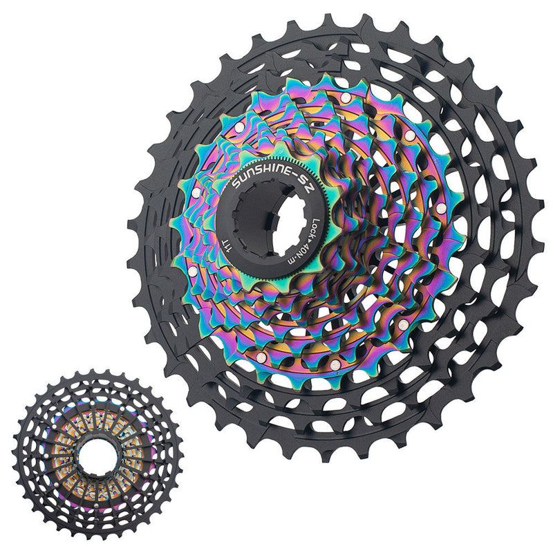 SUNSHINE Road Bike 11 / 12 Speed SLR Color Cassette 11-36T HG Freehub 7075 Alloy