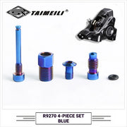 TAIMEILI Titanium Brake Caliper Bolt Kit Shimano Dura-Ace R9270 Blue