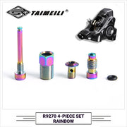 TAIMEILI Titanium Brake Caliper Bolt Kit Shimano Dura-Ace R9270 Rainbow