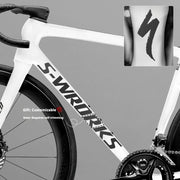 Tarmac SL8 Logo Decal Stickers 2 Downtube + 1 Headtube for Specialized S-Works Matte Black 2 Down Tube + 1 Head Tube