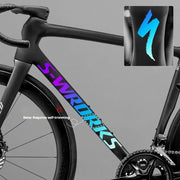 Tarmac SL8 Logo Decal Stickers 2 Downtube + 1 Headtube for Specialized S-Works Anodized Rainbow 2 Down Tube + 1 Head Tube