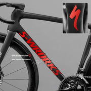 Tarmac SL8 Logo Decal Stickers 2 Downtube + 1 Headtube for Specialized S-Works Flame Red 2 Down Tube + 1 Head Tube