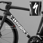 Tarmac SL8 Logo Decal Stickers 2 Downtube + 1 Headtube for Specialized S-Works White 2 Down Tube + 1 Head Tube