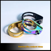 TC4 Titanium Seatpost Clamp — 31.8mm / 34.9mm — Specialized, Trek, Giant, Cannondale & More
