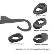 THE ONE PRO Headset Spacer & Integrated Adapter | Internal Cable Routing for Road Bikes