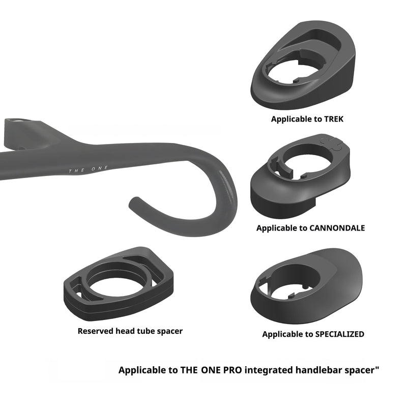 THE ONE PRO Headset Spacer & Integrated Adapter | Internal Cable Routing for Road Bikes
