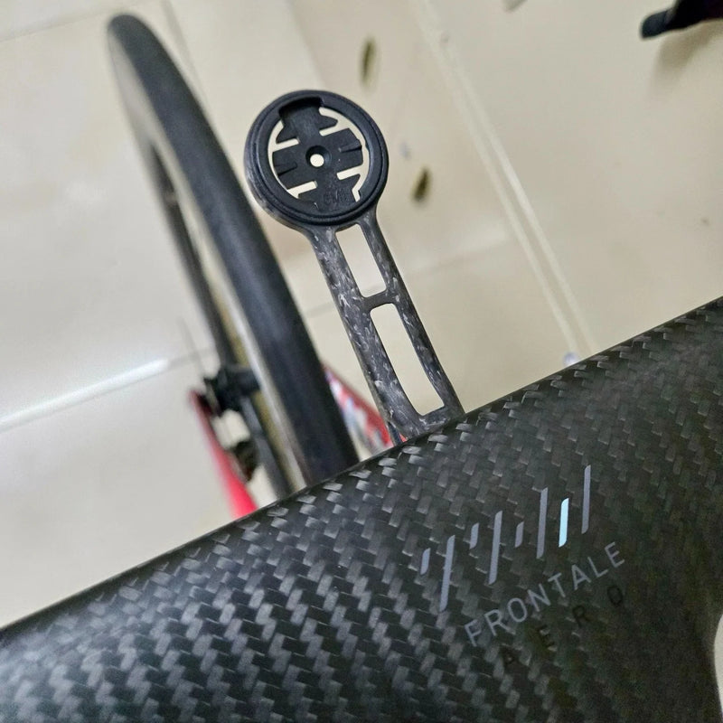 THM Frontale Aero Carbon Computer Mount — 10.5g — Garmin/Wahoo/Bryton Compatible - Detail 3