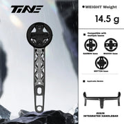 TiNE Titanium Computer Mount for AVAIN Integrated Handlebar | Garmin Wahoo Bryton GPS