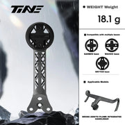 TiNE Titanium Computer Mount for BROSS ZENITH PLUME Integrated Handlebar | Garmin Wahoo Bryton GPS