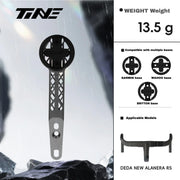 TiNE Titanium Computer Mount for DEDA ALANERA / NEW ALANERA RS | Garmin Wahoo Bryton GPS - Detail 2