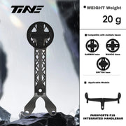 TiNE Titanium Computer Mount for Farsports F1s Integrated Handlebar | Garmin Wahoo Bryton GPS