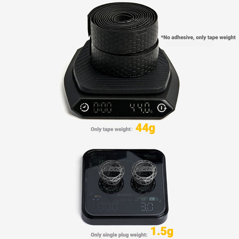 TiNE Honeycomb Road Bike Handlebar Tape — 44g — Tape / Bar End Plug Options