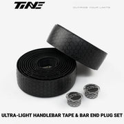 TiNE Honeycomb Road Bike Handlebar Tape — 44g — Tape / Bar End Plug Options