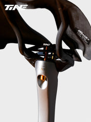 TiNE Pinarello F-Series / 2025 Seat Clamp Kit — 22.1g — Carbon Base + Titanium Bolts