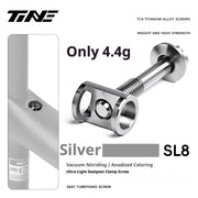 TiNE Specialized SL7 / SL8 / SL9 Titanium Seatpost Clamp Bolt — 3.5g / 4.4g SL8/SL9 Silver