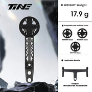 TiNE Titanium Computer Mount for TAVELO Integrated Handlebar | Garmin Wahoo Bryton GPS