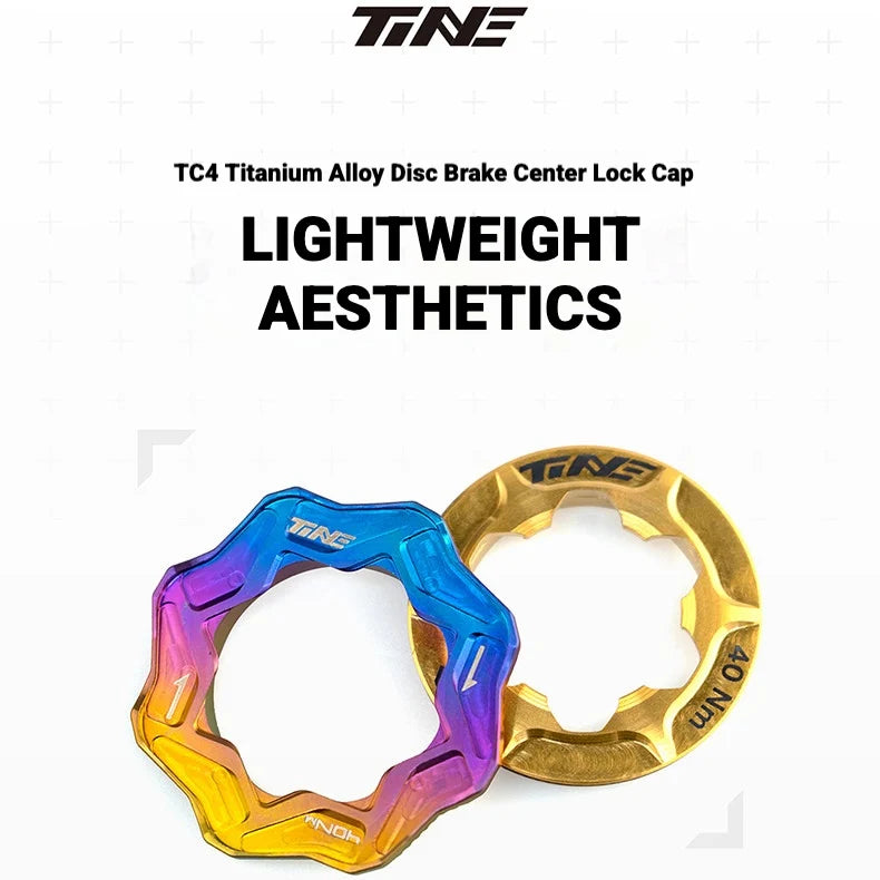 TiNE TC4 Titanium Center Lock Disc Brake Lockrings
