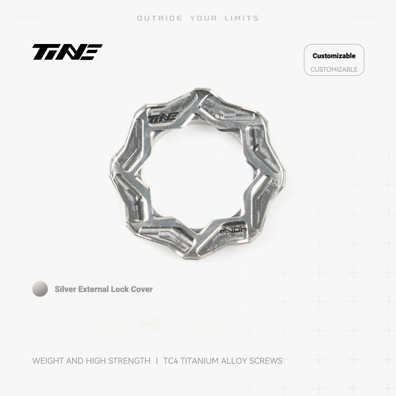 TiNE TC4 Titanium Center Lock Disc Brake Lockrings