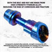 TiNE Titanium Alloy Handlebar Clamp Bolt Kit for Specialized Roval Rapide