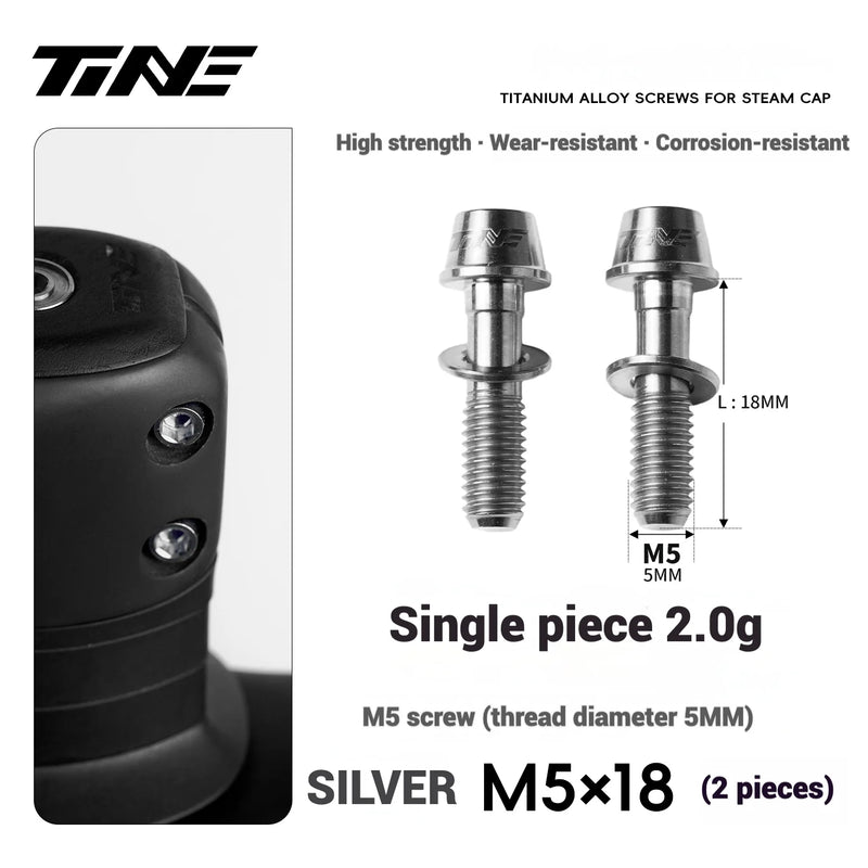 TiNE Titanium Alloy Handlebar Clamp Bolt Kit for Specialized Roval Rapide