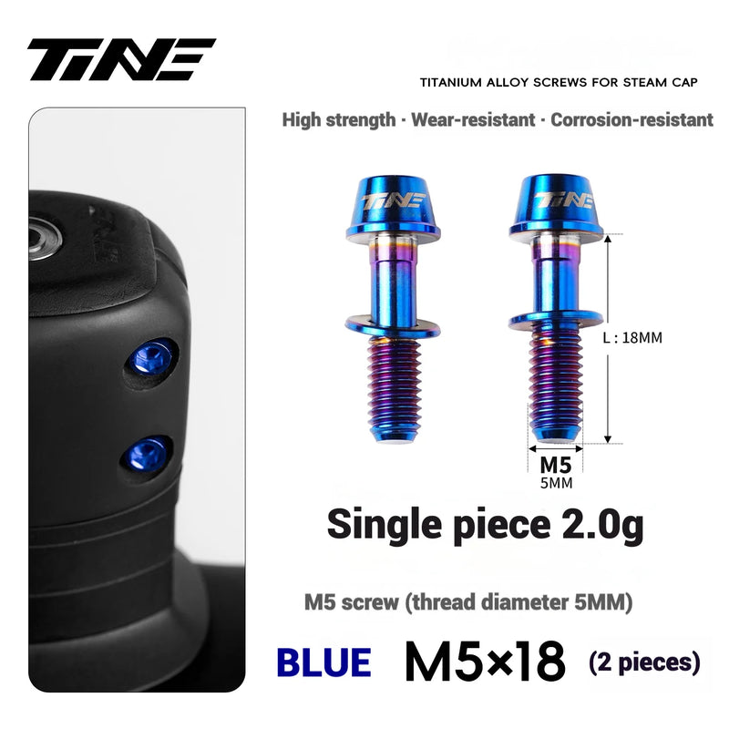 TiNE Titanium Alloy Handlebar Clamp Bolt Kit for Specialized Roval Rapide