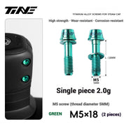 TiNE Titanium Alloy Handlebar Clamp Bolt Kit for Specialized Roval Rapide
