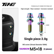 TiNE Titanium Alloy Handlebar Clamp Bolt Kit for Specialized Roval Rapide