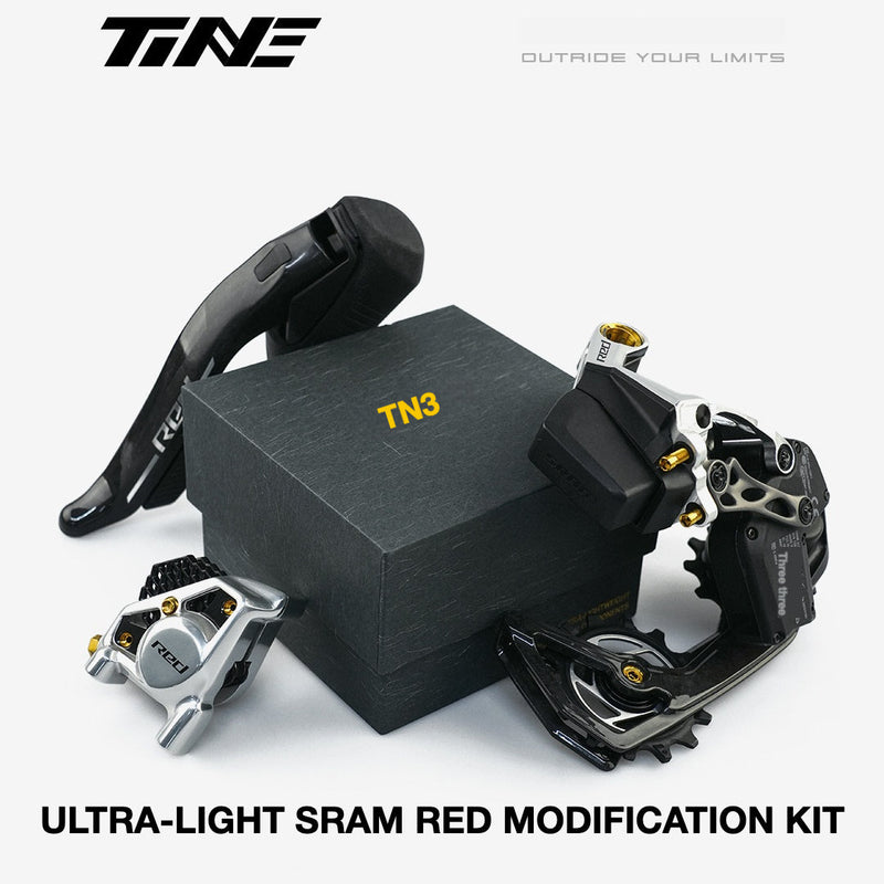 TiNE Titanium Bolt Kit for SRAM RED AXS Groupset — Complete Bike Hardware Upgrade — Save 61.3g