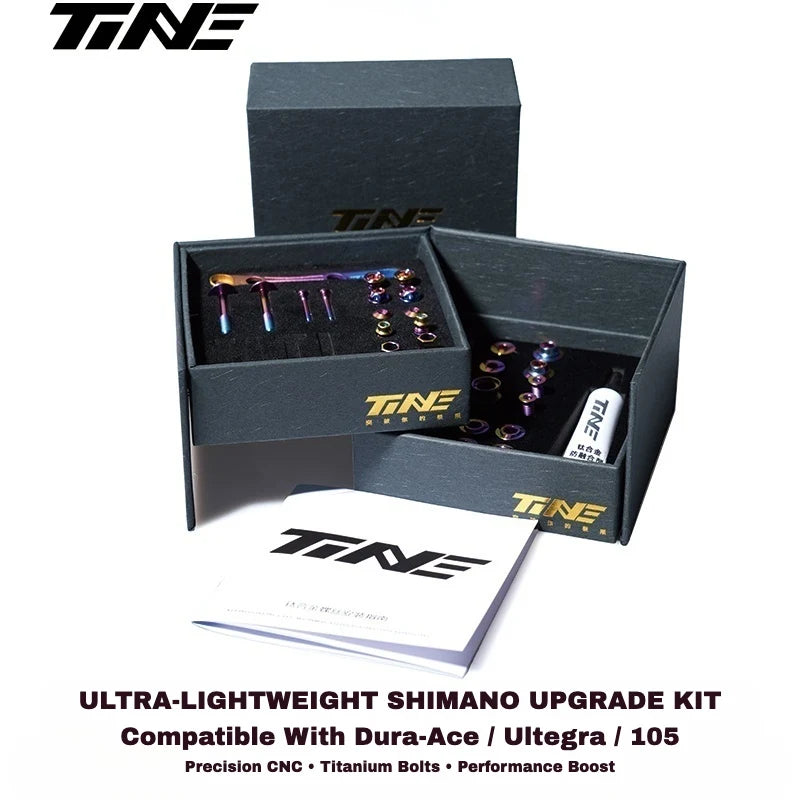 TiNE Titanium Bolt Kit Shimano Dura-Ace R9270 / Ultegra R8170 / 105 R7170