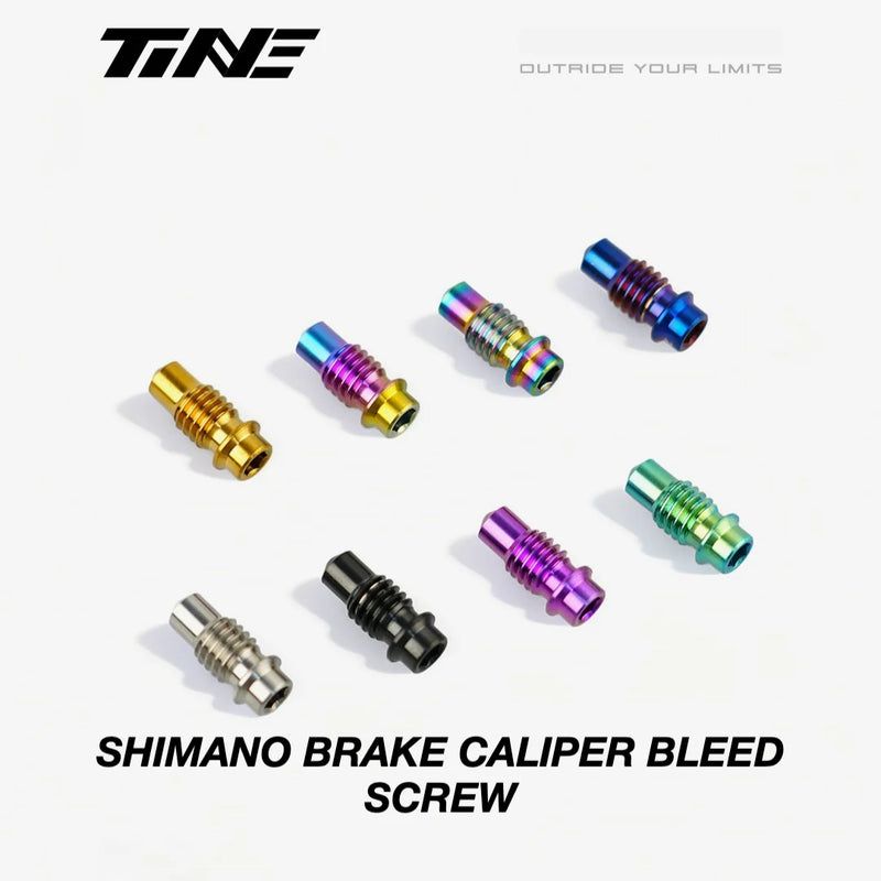 TiNE Titanium Brake Caliper Bleed Screw Shimano Hydraulic Disc Brakes