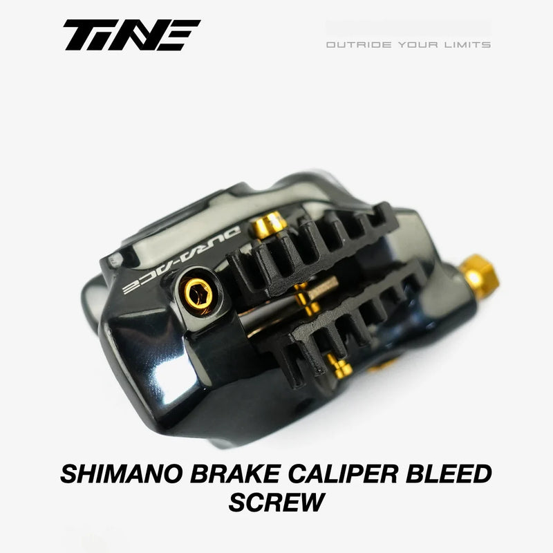 TiNE Titanium Brake Caliper Bleed Screw Shimano Hydraulic Disc Brakes