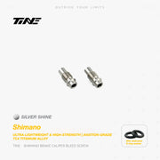 TiNE Titanium Brake Caliper Bleed Screw Shimano Hydraulic Disc Brakes Silver Shine