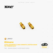 TiNE Titanium Brake Caliper Bleed Screw Shimano Hydraulic Disc Brakes Gold Glow