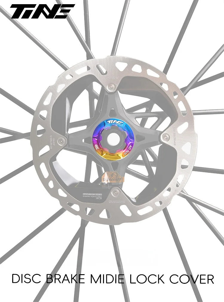 TiNE Titanium Center Lock Rotor Lockring Shimano CLX / XR / R9270 / R9170 / R8170 / RT-MT
