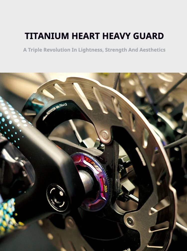 TiNE Titanium Center Lock Rotor Lockring Shimano CLX / XR / R9270 / R9170 / R8170 / RT-MT