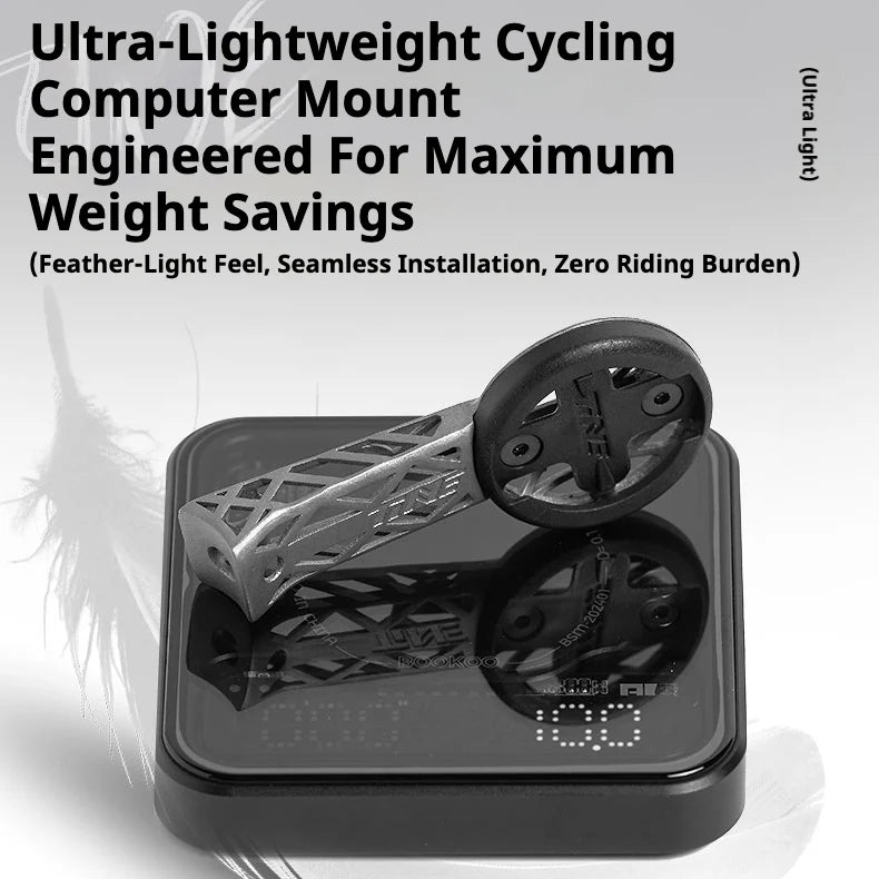 TiNE Titanium Computer Mount for CANYON CP0018 Integrated Handlebar | Lightweight Aero Cockpit Mount - Detail 3
