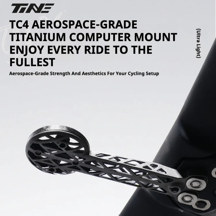 TiNE Titanium Computer Mount for CANYON CP0018 Integrated Handlebar | Lightweight Aero Cockpit Mount - Detail 5